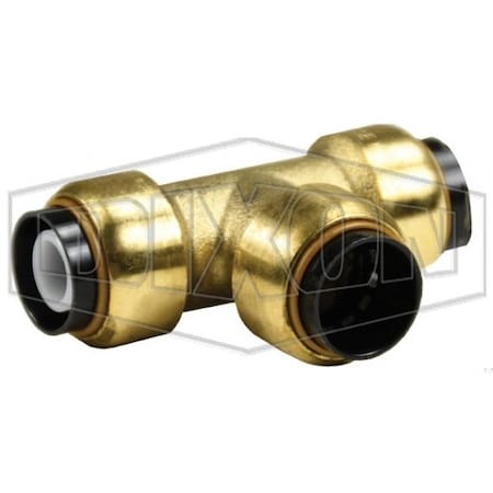 Dixon SHARK-BITE PUSH to CONNECT TEE FORGED BRASS U362